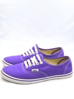 Vans Authentic Lo Pro shoes in a purple colorway canvas Woman's Size 7.5